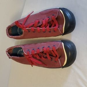 Keen sneakers lace up shoes red size 7.5